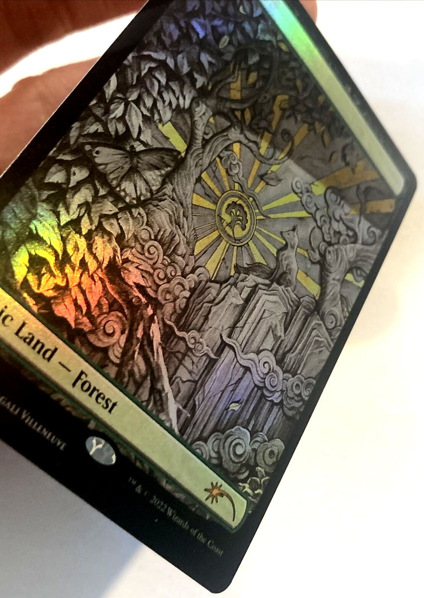 MTG　secret lair foil 森　7枚 MTG secret lair foil 森 7枚 Magic: The Gathering TCG