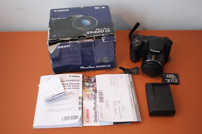 Canon PowerShot SX420 IS Digital Camera (Black) 13803269345| eBay