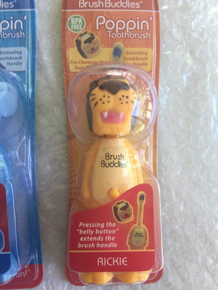 **Brush Buddies** Poppin' Kids Toothbrush (5 Styles) Free Sh