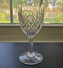 St. Louis STL20 Cut Crystal Claret Wine Glass 5 3/4" 1930s