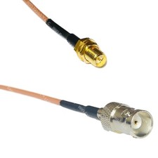 RG316 RP-SMA FEMALE to BNC FEMALE RF Cable Rapid-SHIP LOT