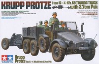 Tamiya 35259 1:35 Krupp Protze 1 Ton (6X4) Kfz.69 Towing Truck With 3.7Cm Pak
