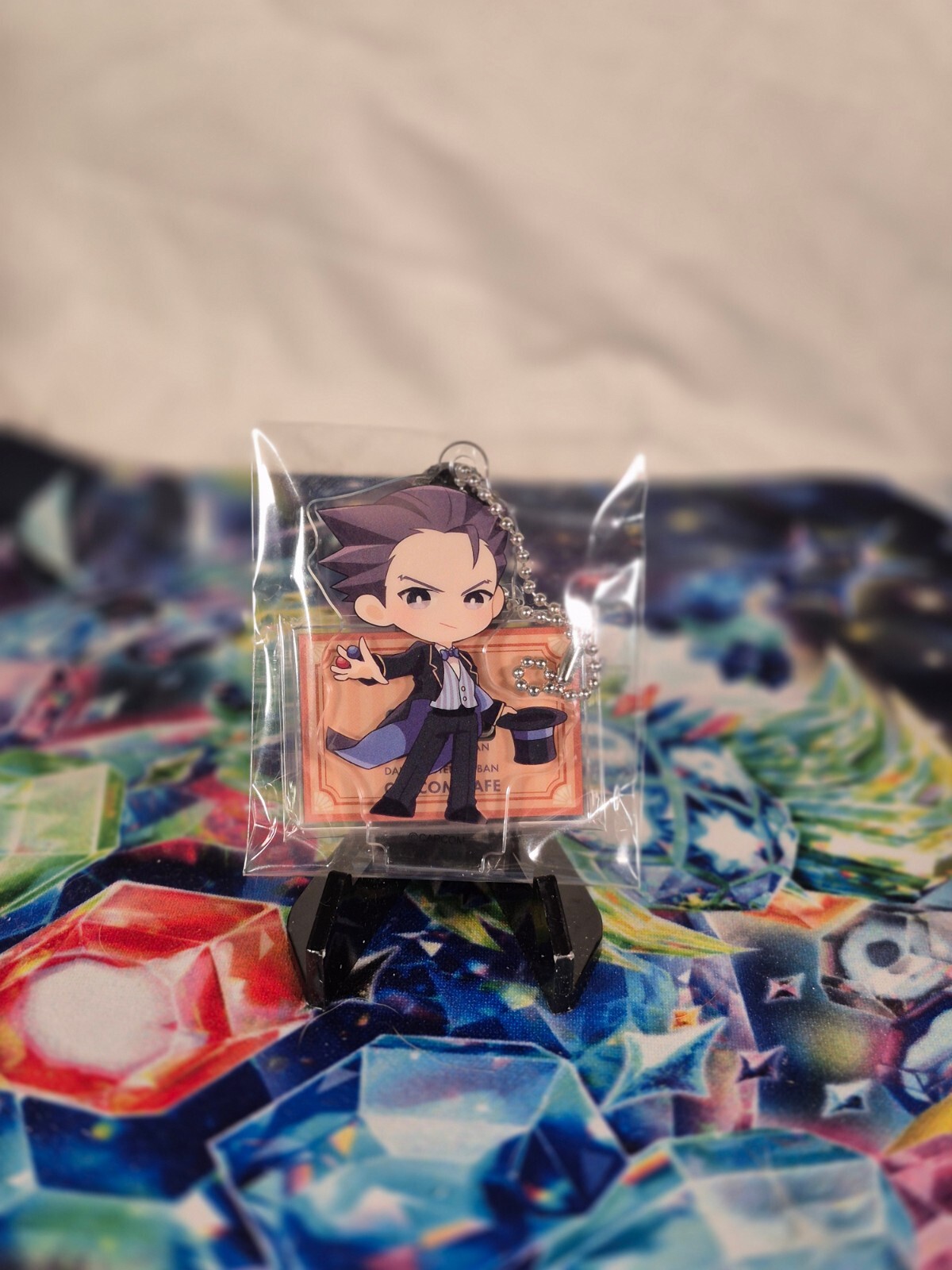 Phoenix Wright Ace Attorney Capcom Cafe Magician Acrylic Stand Charm