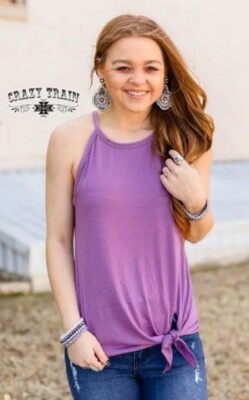 Crazy Train Purple Tank Top 