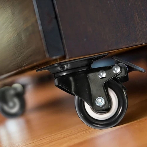 8X Schwerlastrollen Für Möbel 50mm 400KG Transportrollen Lenkrollen Mit Bremse - Bild 11 von 13