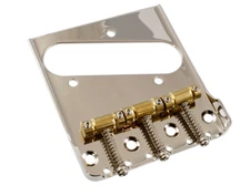 Custom Nickel "Cut Down" Gotoh In-Tune 3-saddle Bridge for Tele® TB-5134-001