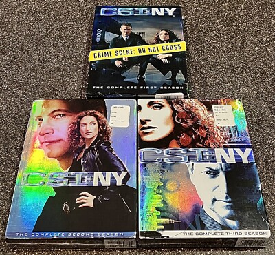 NEW!! CSI: NY: The Complete First - Third Season DVD Sets - FACTORY SEALED!!