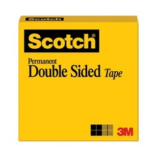 Scotch 665121296 3" Core 0.5" x 36 yds Double-Sided Tape - Clear 1-RL New
