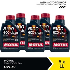 Motul 8100 Eco-clean 0W-30 Chrysler Ford Fiat Mercedes 5x1 Liter = 5 Liter Motul 8100 Eco-clean 0W-30 Chrysler Ford Fiat Mercedes 5x1 Liter = 5 Liter