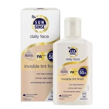 Ego Sunsense Daily Face SPF50+ Sunscreen 100ml Invisible Tint Finish Oil-Free