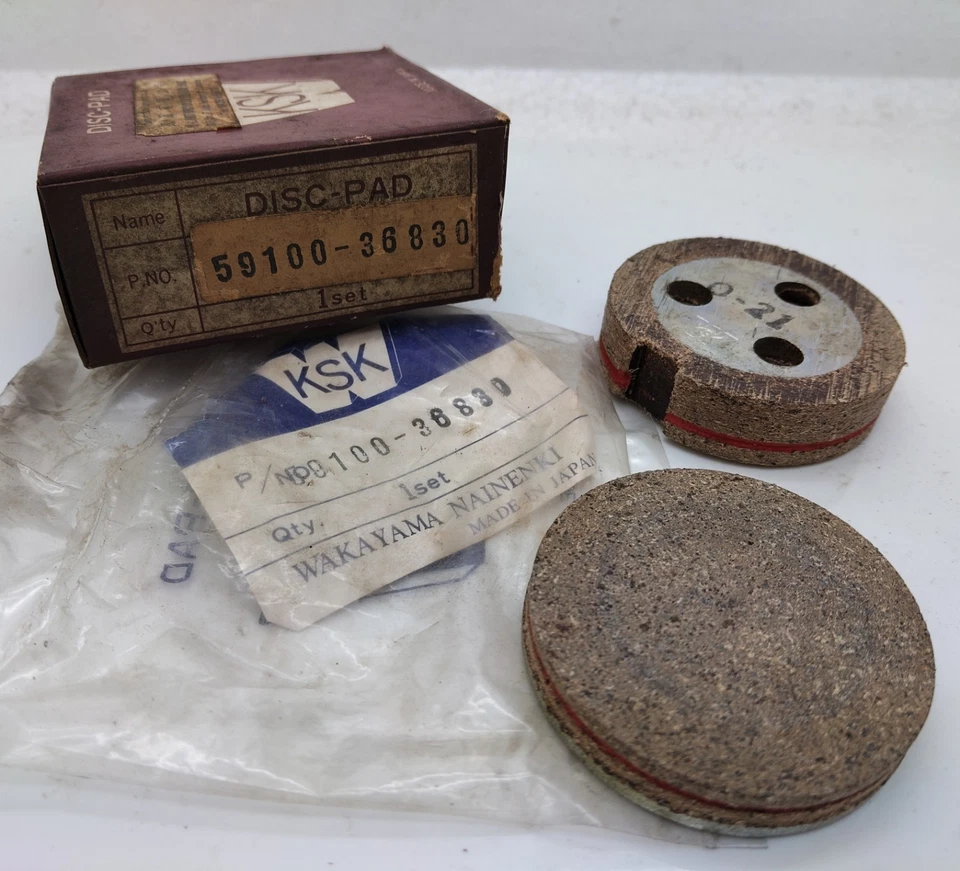 Suzuki Gs425e Gt125 Gt185 Gt380 Gt550/750 Re5 Front Disc Pads 59100-36830.Japan - Image 3 of 3