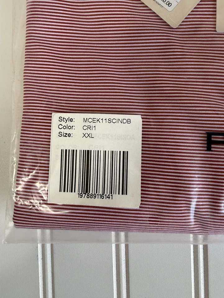 Peter Millar Summer Comfort Indiana University Hoosiers XXL Polo Shirt NEW - Image 3 of 4