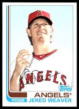 Jered Weaver 2013 Topps Archives #80 Angels MLB READ FREE SHIPPING AutographDen