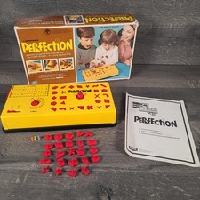 Vintage Perfection Game 1973 Lakeside Scorers w/Box Works - Missing 2 Pieces