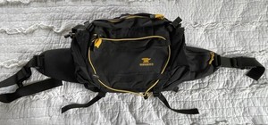 Mountainsmith TLS Lumbar Day Fanny Pack Hiking Day Black Yellow Trim