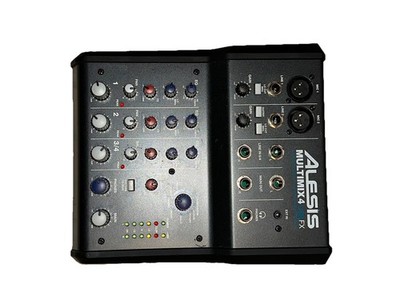 Alesis MultiMix 4USB FX 4-Channel Mixer with Effects USB