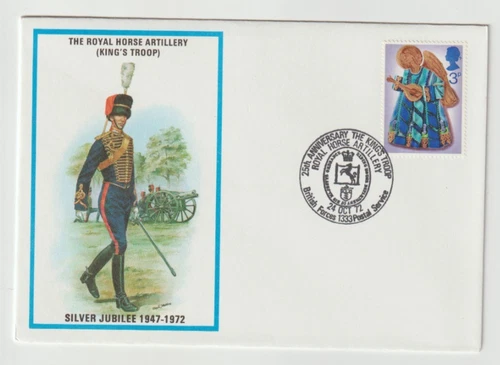 24/10/1972 UK GB Cover - British Military Uniforms No.27 - Royal Horse Artillery