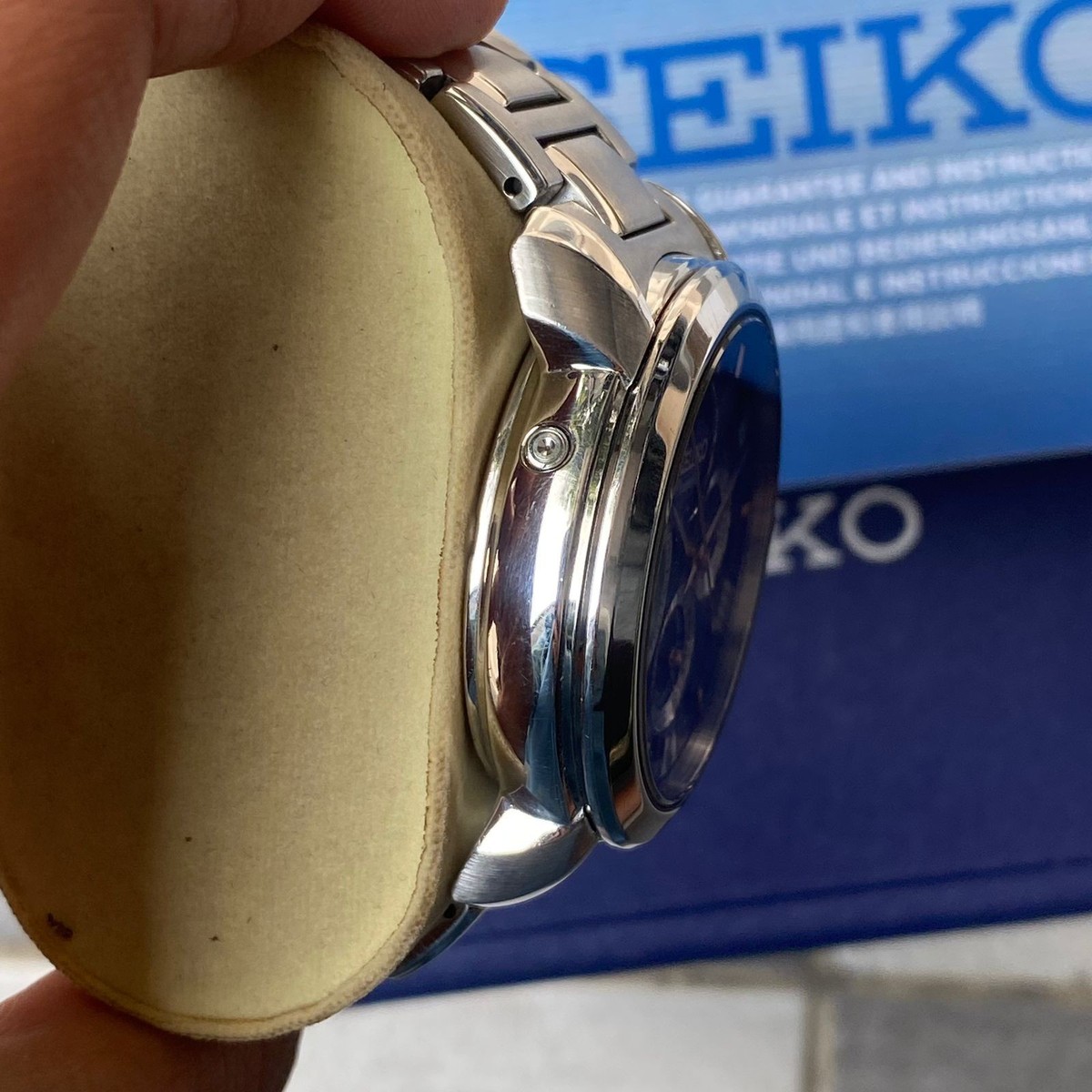 imu7171。 プルミエ　 キネティック　SRX017P1 Seiko Premier Blue Men's Watch - SRX017P1 for sale online | eBay
