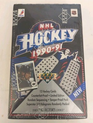 1990-91  Upper Deck NHL Hockey Wax Box Factory Sealed 36 Packs Wayne Gretzky