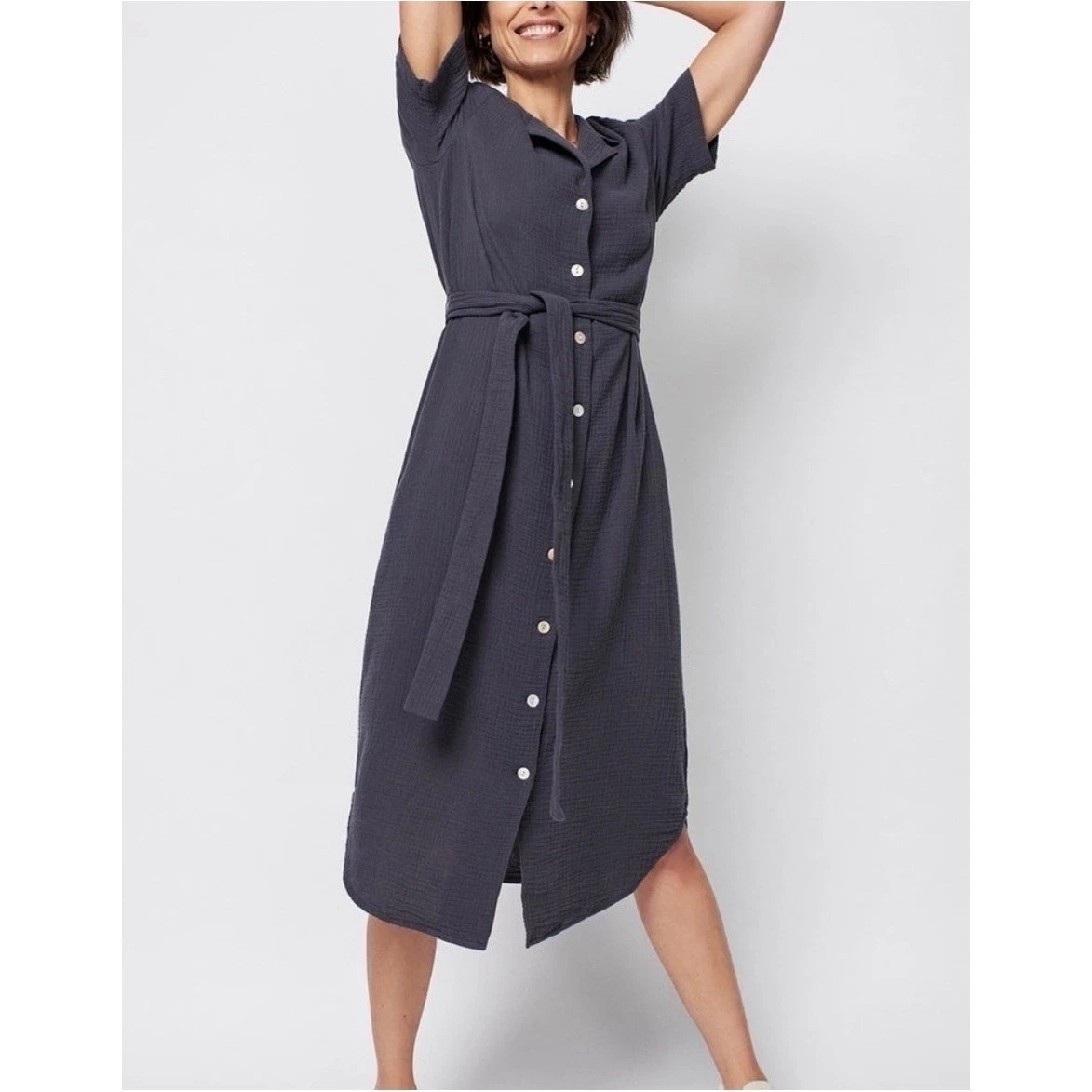 Gray Shirt Dresses for Women for sale | eBay