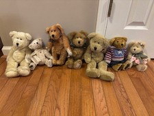 Lot of 7 Vintage Boyds Bears Plush/Mohair