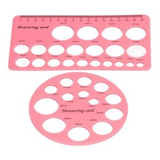2 Silicone Nipple Rulers Set Soft Accurate Sizing Tool For Breast Pump