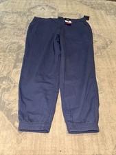 New Gap Twill Jogger Pants Womens Size XL X-Large Blue
