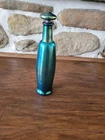 Carder Era Steuben Blue AURENE 9" Perfume / Cologne Bottle Numbered