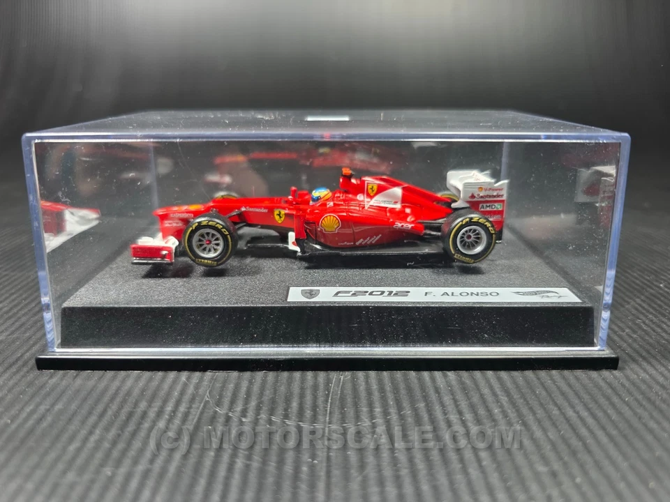 1/43 Ferrari F2012 #5 Fernando Alonso HotWheels X5522A Mattel NEW - Immagine 2 di 4
