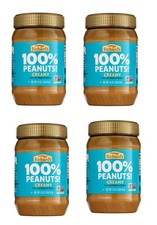 Crazy Richard's All-Natural Creamy Peanut Butter   4 Pack, 16 oz Jars No Sugar