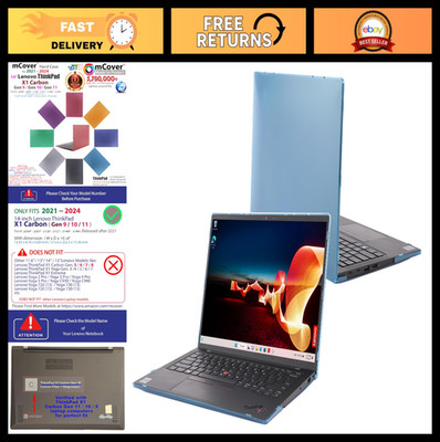 Protective Case for 2021-2024 14'' Lenovo ThinkPad X1 Carbon - Aqua, 180-Degree H