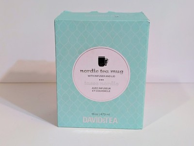 Fresh Mint Moroccan Weave David s Tea Nordic Mug 16 oz 473 mL NIB