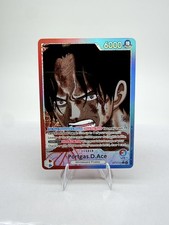 One Piece Portgas.D.Ace OP13-002 Alt Art Leader ENGLISH Carrying On His Will NM
