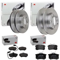 NK Bremsscheiben + BelÄGe Vorne + Hinten Passend FüR Audi A4 B6 8E2 A4 B7 8EC