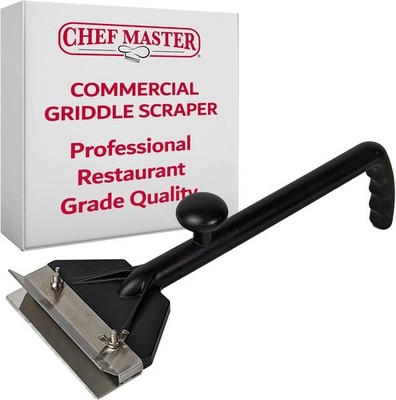 Chef Master Griddle Scraper & Flat Top Grill Cleaner - Griddle Cleaning Kit - St