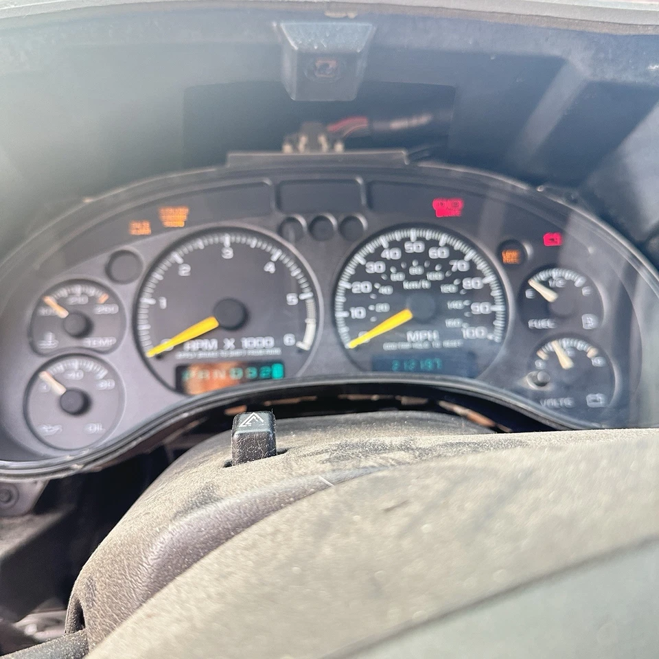 2000 Chevrolet Blazer Jimmy 4.3L painel de instrumentos velocímetro fabricante de equipamento original 16267425 - Imagem 2 de 4