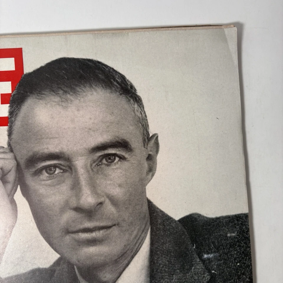 Life Magazine October 10 1949 Oppenheimer Atomic Bomb Energy Marilyn Monroe - Image 3 of 4