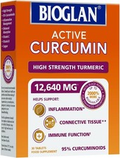 Bioglan Active Curcumin | Turmeric Extract | 1 Month Supply | 30 Tablets