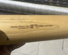 1994 Atlanta Braves Heavy Hitters Inc Carved Wooden Bat Collectible MLB