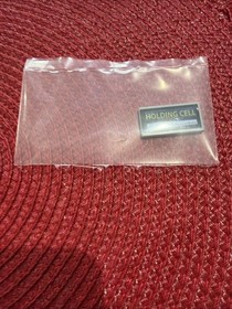 LEGO Gray 87079pb0109 Tile 2x4 Set 6860 Holding Cell Sticker Batman Batcave