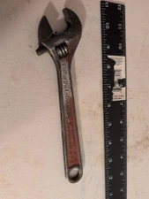 PG&E Diamond Tools USA 8" Inch 200mm Adjustable Wrench Vintage