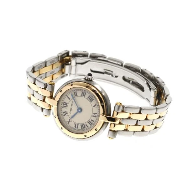 Cartier — Cartier Panther SM W25030B6 23mm SS Beige Dial Quartz Watch #C12411