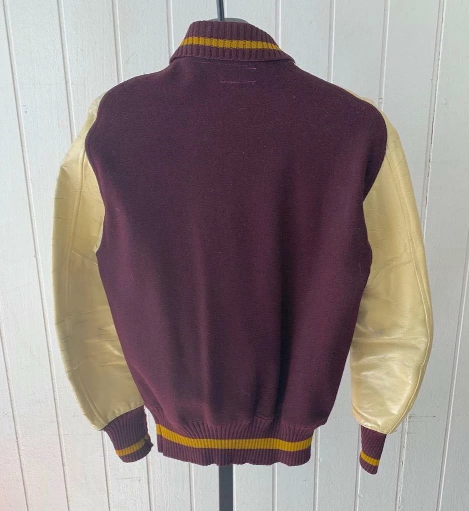 Vtg 50's Arizona State Letterman Jacket Sz 40 H L Whiting Co Official Baseball