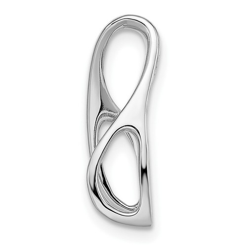 14k Weißgold Peg-Set Diamant Slide passt bis zu 2mm oder Omega 21mm keine Steine - Bild 2 von 5