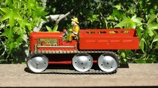 Vintage Marx Giant Reversing Tractor Truck + Driver Tin Toy