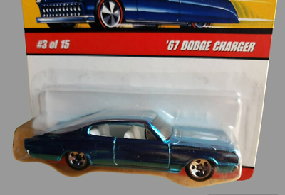 Hot Wheels '67 DODGE CHARGER Light Blue Classics Series 4 40Th
