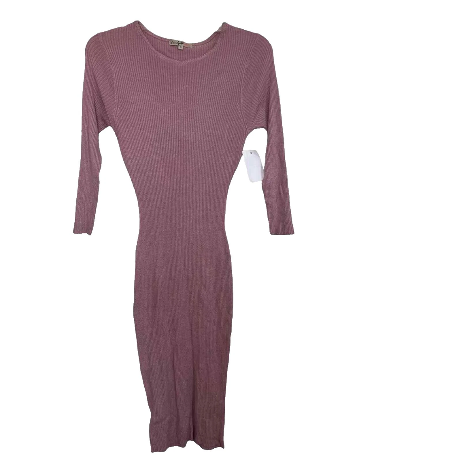 Nylon Long Sleeve Casual Solid Dresses for Women