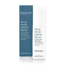 THISWORKS Deep Sleep Pillow Spray, Natural Relaxation Aid for Stress & Anxiety