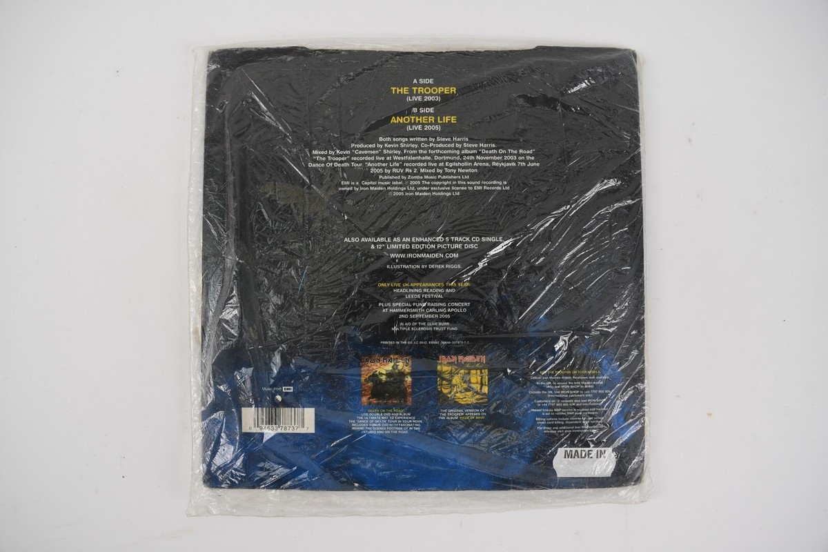 Iron Maiden The Trooper Limited Edition 7inch Blue Vinyl | eBay