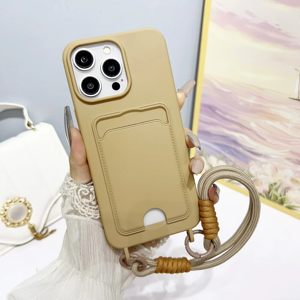 Durable iPhone 16 15 Pro Max 14 13 12 11 X Xr Xs Max Case with Lanyard